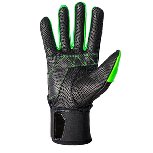 Guantes de bateo de béisbol de cuero genuino con logotipo personalizado 2025, equipo deportivo de Venta caliente para jóvenes y adultos, totalmente personalizable - Product Image 3