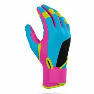 Gants de frappe de baseball et de softball professionnels pour hommes et femmes, sur mesure, en cuir véritable, écologiques et respirants - Product Image 6