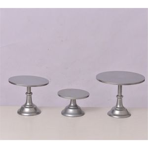 Support à gâteau en métal de haute qualité avec finition dorée antique, plateau miroir brillant, présentoir à desserts pour hôtels de luxe, pâtisseries, support à gâteau - Product Image 5