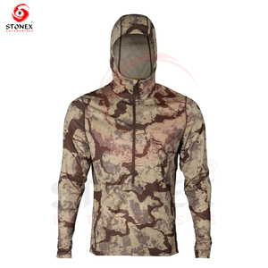 Wholesale Men Hunting jacket Breathable Cotton Polyester Rip Stop Custom Logo Print High Quality OEM Services Custom Logo Print - Product Image 3