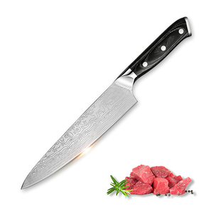 Cuchillos de cocina japoneses con mango de madera de acero inoxidable, servicio OEM y ODM personalizado de alta calidad al por mayor, cuchillos de Chef - Product Image 1