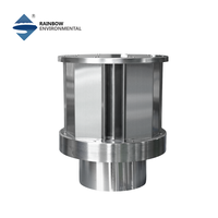 Capot de cheminée en acier inoxydable 3" 4" anti-reflux pour tuyau de cheminée à double paroi, résistant à la rouille et à la corrosion