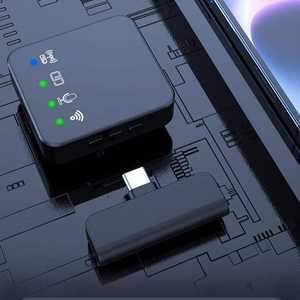 Microphone cravate sans fil de qualité export, type C, pour téléphone portable, interview, podcast, vlog, disponible dans le monde entier - Product Image 6