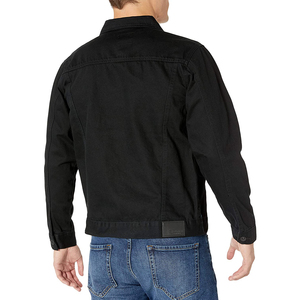 Veste en jean 100% coton pour homme, style vintage, haute qualité, avec logo sur le devant, collection hiver - Product Image 2