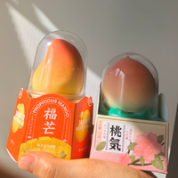 Crème glacée en forme de fruits 3D, mangue, pêche, citron, banane, avocat, ananas, fraise, raisin, myrtille, pomme, boîte certifiée HACCP ISO