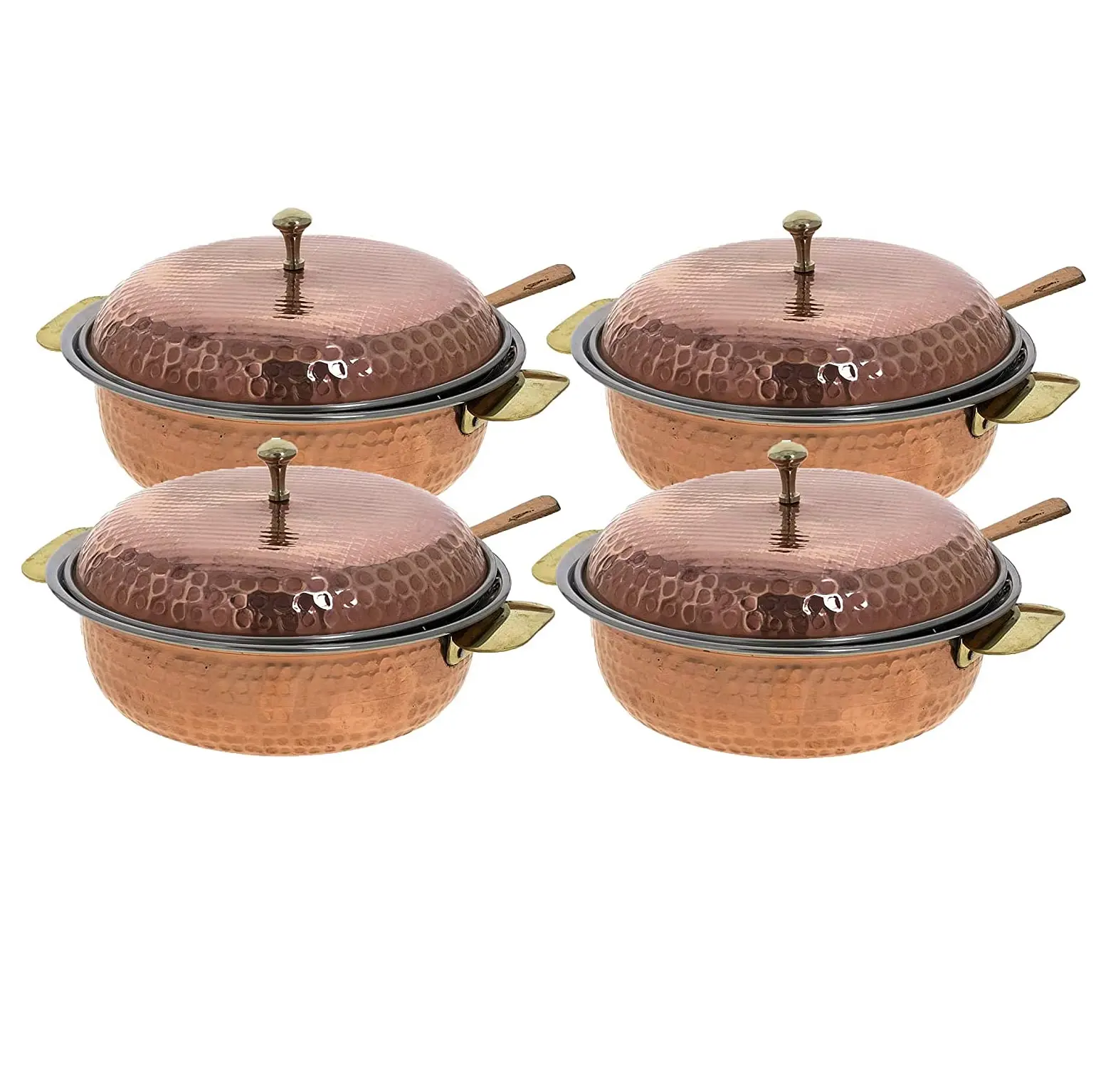 Alta qualidade moda Copper Casserole Soup Pot panela de ferro fundido caçarola esmalte panela de cozinha com venda