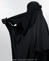 Niqab Hijab en Chiffon de Polyester Simple Couche de Haute Qualité, Respirant, Séchage Rapide, Léger, Idéal pour la Prière Musulmane