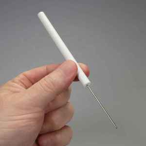 Sonda dental desechable Agujas de disección Aguja de disección Mango de plástico Micro Sonda de disección Acero - Product Image 1