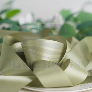 <b>Thin</b> 100% Polyester Eco-Friendly Satin <b>Ribbon</b> for Jewelry Packaging Tags Custom Decoration Projects with Wrinkled Edge - Product Image 6