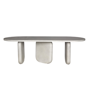 Ensemble de table à manger minimaliste personnalisé Aurora Craft en GFRC pour 8 personnes, meubles de salle à manger adaptés aux villas, provenant d'une usine vietnamienne - Product Image 2
