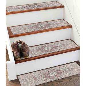 Alfombra Estampada: Tonos Suaves, Medallón Moderno, Lavable a Máquina, Fácil de Limpiar, Goblen - Product Image 1