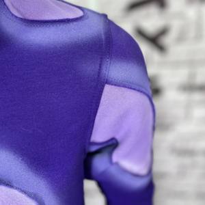 Ropa de calle con logotipo personalizado de alta calidad pesado 100% algodón Sun Faded Vintage Acid Wash parche personalizado trabajo bajo demanda sudaderas con capucha - Product Image 5