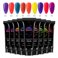 Vernis à ongles gel couleur flash professionnel MOBRAY, peinture pour nail art UV, gel pailleté pour ongles, kit de vernis gel platine, flacon de vernis gel