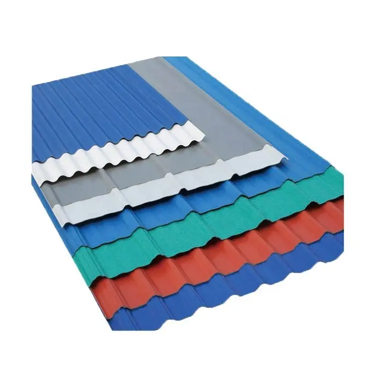 PPGI/PPGL Hojas de techo corrugado Proveedor de placa de acero de hierro galvanizado para la construcción