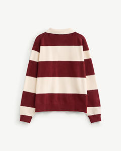 Camiseta de Manga Larga para Hombre, Sólida, Transpirable, Informal, de Rayón y Algodón, Tejido de Punto, Corte Holgado, Logotipo en el Cuello, Fabricada en Vietnam - Product Image 5