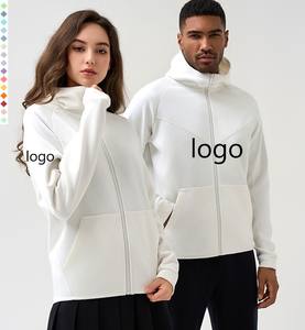 Sudadera Deportiva de Invierno Bordada de Color Sólido, Fabricada en Fábrica, Venta al Por Mayor, para Hombre y Mujer, Corte Regular, para Parejas - Product Image 1