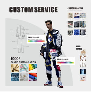 Sudadera con capucha recortada Vintage para hombre 2025, lavado ácido pesado, desgastado, bordado desteñido por el sol, diseño con cremallera, 100% de algodón, Invierno - Product Image 6