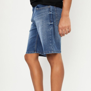 Pantalones cortos de mezclilla de alta calidad para hombre Stretch 100% algodón Bangladesh Fashion Smart Casual Street Vintage Style de Bangladesh - Product Image 1