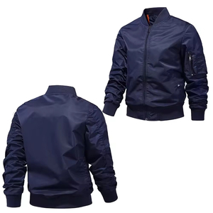 <b>Men's</b> Bomber Jackets Custom Design Logo Fashionable Bomber Jackets for <b>Man</b> Wholesale Custom <b>Men's</b> Jacket Windproof - Product Image 3
