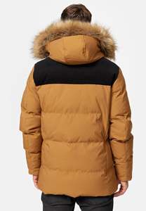 Wholesale High Street Canvas Puffer <b>Jackets</b> New Fashion Windproof Hooded Winter Unisex <b>Jackets</b> Front Logo Cotton <b>Lined</b> - Product Image 5
