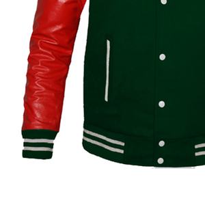 Chaquetas Bomber de Béisbol Unisex, Cómodas, Diseño de Logotipo Bordado de Moda OEM, Chaquetas Letterman al por Mayor - Product Image 4