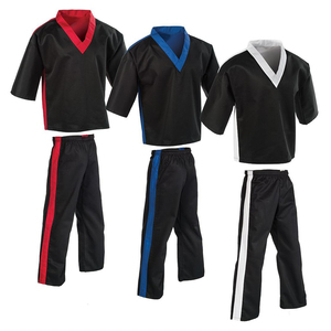 Uniforme de Karate Peso Pesado 14 oz 100% Algodón para Jóvenes y Adultos Kimono de Lona Profesional 3PC Gi Set Incluye Pantalones - Product Image 5