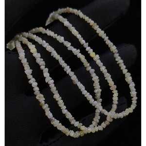 Perles de diamant jaune clair fantaisie 100% naturelles non taillées 2-3 mm, qualité AAA+, pépites brutes de haute qualité pour la fabrication de bracelets - Product Image 1