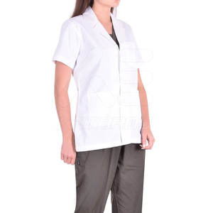 Batas de Laboratorio de Algodón 100% de Alta Calidad para Adultos, Unisex, Cómodas, para Uso Hospitalario, Precio Económico, Estilo Nuevo, Venta al Por Mayor - Product Image 2