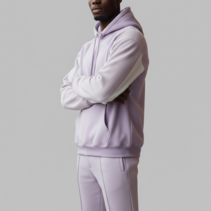 เสื้อพูลโอเวอร์ทรงบ็อกซี่ ผ้าฟลีซคอตตอน 100% สีพื้น ปักลาย ระบายอากาศ ไหล่ตก ไซส์ใหญ่ ขายดี สำหรับฤดูหนาว - Product Image 6