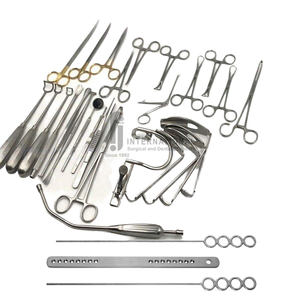 Ensemble d'instruments chirurgicaux réutilisables légers en acier inoxydable de haute qualité, 30 pièces, pour amygdalectomie et adénoïdectomie complète - Product Image 5