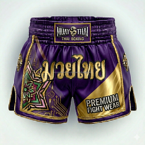 Shorts de Muay Thai sur mesure en gros, OEM, en satin microfibre, pour le kickboxing, le MMA, les arts martiaux, entraînement, fabricant en gros - Product Image 1