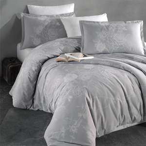 Ensemble de housse de couette double chic Ranforce Arnor V2 Ensemble de couette élégant gris - Product Image 3