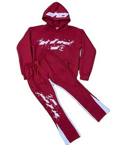 Survêtement 100% vente en gros hommes survêtements vêtements de sport en Polyester vierge survêtement personnalisé en haute qualité hommes piste élégante - Product Image 1