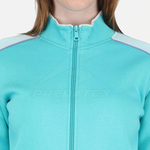 Chándales de secado rápido para mujer de algodón 100% al por mayor, conjuntos sólidos transpirables de manga larga para invierno - Product Image 6