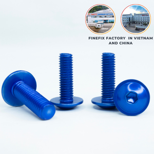 สกรูหัวกระดุมอลูมิเนียมไทเทเนียมคุณภาพสูงตัวยึดทนทานต่อการกัดกร่อนน้ำหนักเบาสำหรับการใช้งานที่แม่นยำ - Product Image 3