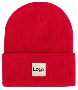 High Quality Winter Beanie with Custom Logo Embroidery Luxury <b>Knit</b> <b>Hats</b> in All Colors Stylish Bows Design Breathable - Product Image 1