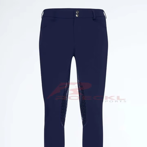 Pantalones cómodos para hombre, pantalones ecuestres elásticos al por mayor, pantalones de montar a caballo duraderos ajustados, stock de fábrica a granel - Product Image 1