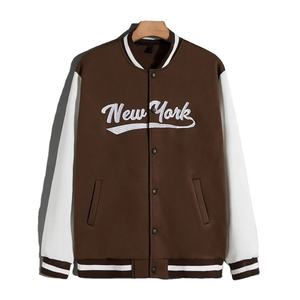 แจ็คเก็ตวาร์ซิตี้ผู้ชายแบบสบาย ปรับแต่งได้ พร้อมปกตั้งและโลโก้ด้านหน้า แจ็คเก็ตฤดูหนาวแบบมีฮู้ดคุณภาพสูง สามารถกลับด้านได้ - Product Image 1