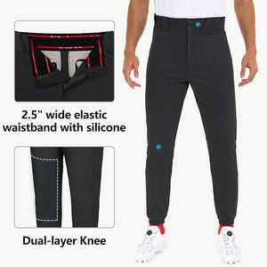 Pantalones de Béisbol Personalizados al por Mayor para Hombre, Sublimados, 100% Poliéster, de Secado Rápido, Transpirables, con Cierre de Cordón, Logotipo Personalizado - Product Image 4