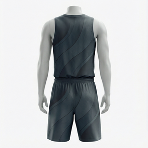 Conjunto de Uniforme de Baloncesto Personalizable y Reversible de Poliéster 100%, Transpirable, para Entrenamiento, para Hombre - Product Image 2