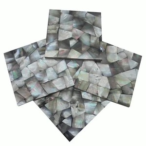 Sous-verres de table décoratifs modernes en nacre, sous-verres en coquille faits à la main de qualité supérieure, logo personnalisé, table à manger, hôtel et usage domestique - Product Image 5