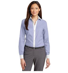 100% algodón por encargo blusas para mujer Camisas Oficina liso en blanco manga larga vestido Formal camisa señoras prendas de vestir exteriores transpirable - Product Image 1