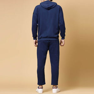 Conjunto Deportivo para Hombre, Estilo Clásico, Sudadera con Capucha y Pantalones Deportivos, Color Sólido, Talla Grande, Secado Rápido, Cómodo - Product Image 4