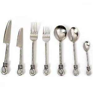 Antique New White Luxury Cutlery <b>Set</b> Silverware for Dinner & <b>Lunch</b> Wedding Ware Cutlery <b>Set</b> Kitchen Organizer From India - Product Image 5