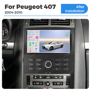Reproductor Multimedia para Auto MEKEDE Android, Reproductor de DVD Estéreo con GPS, Navegación, Carplay, <span class=keywords><strong>Radio</strong></span> de 8 Pulgadas para <span class=keywords><strong>Peugeot</strong></span> <span class=keywords><strong>407</strong></span> 2004-2010 - Product Image 4