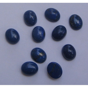 Lapis-lazuli ovale de haute qualité, pierre précieuse, agate bleue, minéral, facetté et poli, taille personnalisable, certifié GIA - Product Image 1