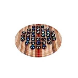 Hot Selling Handmade Black <b>Wooden</b> <b>Solitaire</b> <b>Game</b> for All Seasons for Children of All Ages - Product Image 2