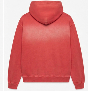 Nouveau de l'usine – Sweats à capuche 100 % coton personnalisés, design délavé au soleil, brodés, zippés, respirants, couleur unie, pour l'automne, service OEM numérique, effet vieilli - Product Image 2