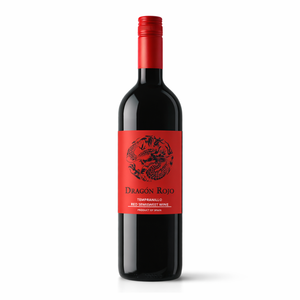 Vino Tinto Semiseco Dragon Rojo, 100% Tempranillo, 11% ABV, Vino Tinto Español, 750 ml - Product Image 1