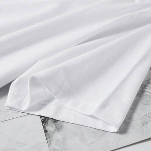 Logo OEM 250gsm 100% coton femmes T-shirt à manches courtes logo imprimé blanc unisexe hommes femmes T-shirt pour hommes expédition DDP - Product Image 5